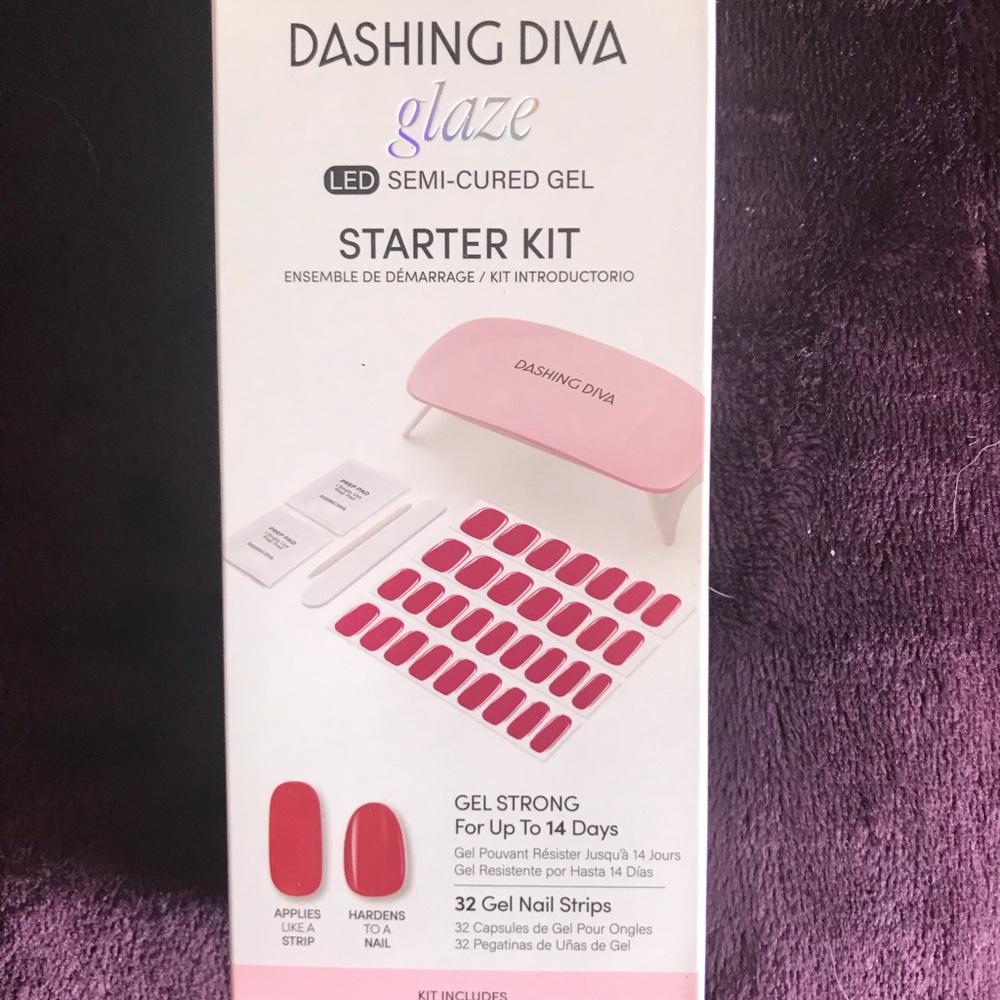 Pink Press-On Nails Ultra Shine Kit